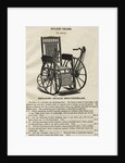 Early Wheelchair Advertisement by Anonymous