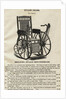 Early Wheelchair Advertisement by Anonymous