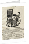 Early Wheelchair Advertisement by Anonymous