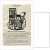 Early Wheelchair Advertisement by Anonymous