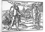 Francisco Pizarro Meeting Inca by Anonymous