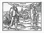 Francisco Pizarro Meeting Inca by Anonymous