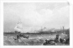 Choppy Seas in Portsmouth Harbor by Anonymous