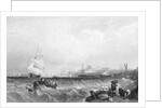 Choppy Seas in Portsmouth Harbor by Anonymous