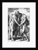 Illustration of Jonathan Comforting David by Anonymous