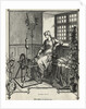 Woman with Spinning Wheel by Anonymous