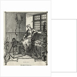 Woman with Spinning Wheel by Anonymous