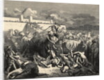 David Punishing the Ammonites Illustration by Anonymous