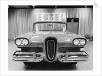 Ford Edsel Citation Convertible in Showroom. by Anonymous