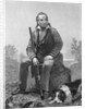 John James Audubon Sitting with Gun and Dog by Anonymous