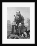 John James Audubon Sitting with Gun and Dog by Anonymous