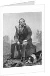 John James Audubon Sitting with Gun and Dog by Anonymous