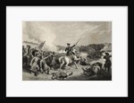 Illustration of Battle of Poltava by Anonymous