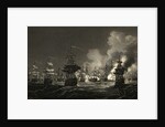 Illustration of the Battle of the Nile by Albert Henry Payne