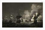 Illustration of the Battle of the Nile by Albert Henry Payne