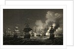 Illustration of the Battle of the Nile by Albert Henry Payne