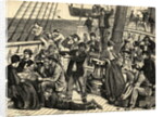 Emigrants on Shipdeck by Anonymous