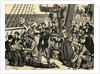 Emigrants on Shipdeck by Anonymous