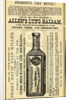 Advertisement for Allen's Lung Balsam by Anonymous