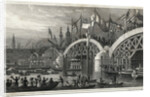 Boats Passing Under London Bridge by Anonymous