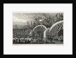 Boats Passing Under London Bridge by Anonymous