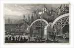 Boats Passing Under London Bridge by Anonymous
