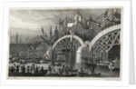 Boats Passing Under London Bridge by Anonymous