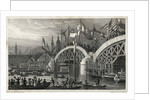 Boats Passing Under London Bridge by Anonymous