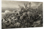 Napoleon and Army Fighting Battle by Anonymous