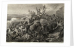 Napoleon and Army Fighting Battle by Anonymous
