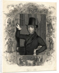 Portrait of Eugene Sue with Elaborate Border by Anonymous