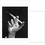 Hand Holding Syringe by Anonymous