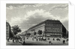 Engraving of Grand Hotel in Paris by Anonymous