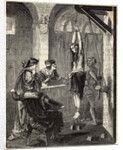 Illustration of Woman Being Tortured by E. Deschamps