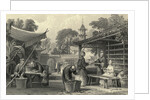 Feeding Silkworms and Sorting Cocoons by Anonymous