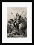 Portrait of King Clovis Riding Horse by Anonymous