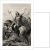Portrait of King Clovis Riding Horse by Anonymous