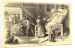 Early Illustration of the Cotton Gin by Anonymous