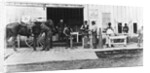 Native Americans Working on Blacksmith Equipment by Anonymous