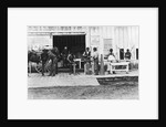 Native Americans Working on Blacksmith Equipment by Anonymous