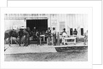 Native Americans Working on Blacksmith Equipment by Anonymous