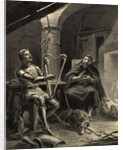 Illustration of Richard I and Friar Tuck by Anonymous