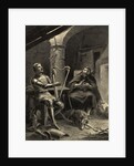 Illustration of Richard I and Friar Tuck by Anonymous