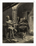 Illustration of Richard I and Friar Tuck by Anonymous