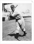 Baseball Player Bill Terry in Batting Stance by Anonymous