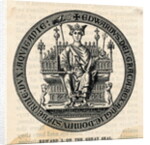 Medieval Seal of Edward I by Anonymous
