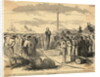 Men Praying at New Telegraph Station by Anonymous
