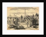 Men Praying at New Telegraph Station by Anonymous