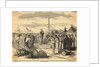 Men Praying at New Telegraph Station by Anonymous