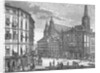 Engraving of Eisenstadt Town Square by Anonymous